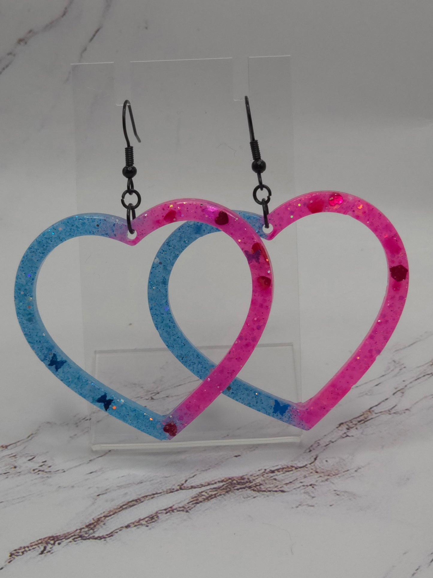 Bubble Gum Hoop Earrings