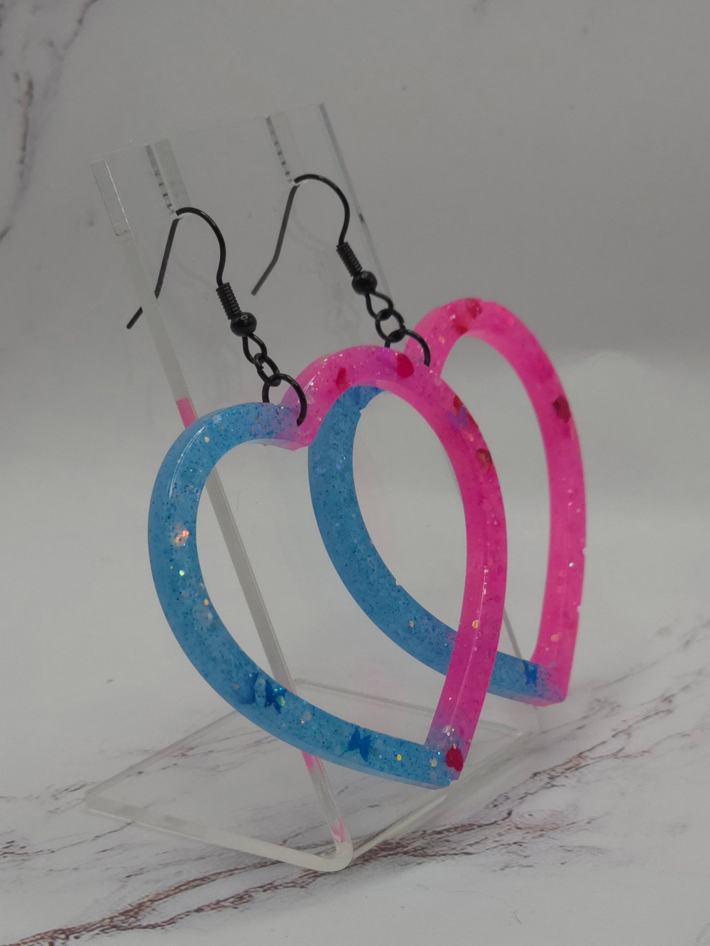 Bubble Gum Hoop Earrings