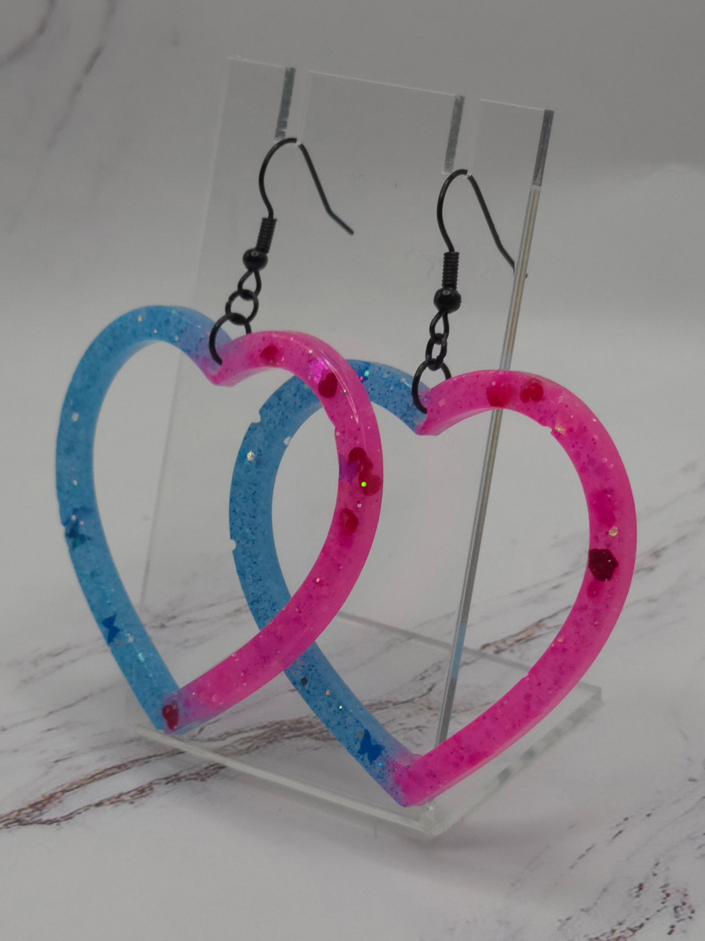 Bubble Gum Hoop Earrings