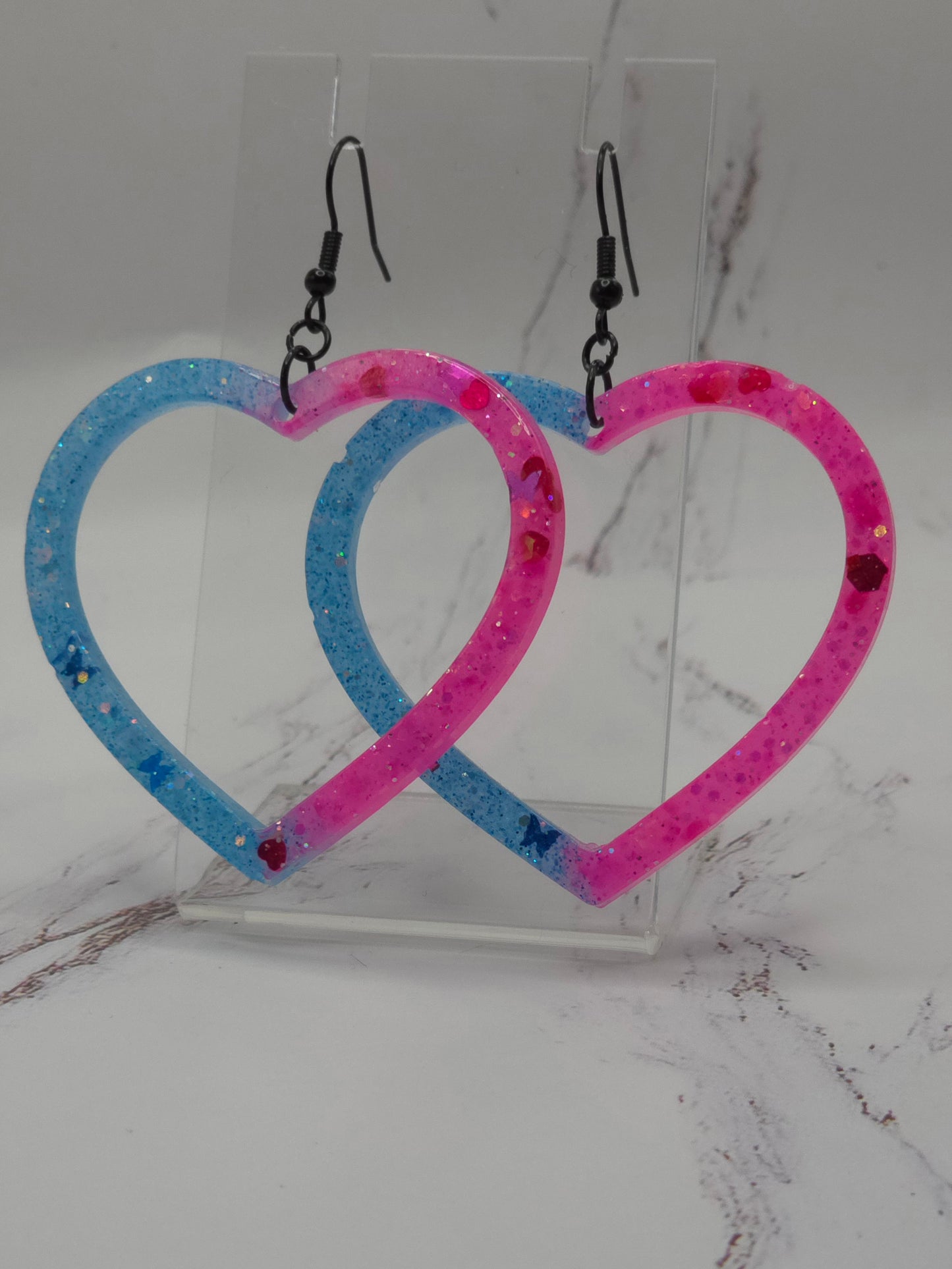 Bubble Gum Hoop Earrings