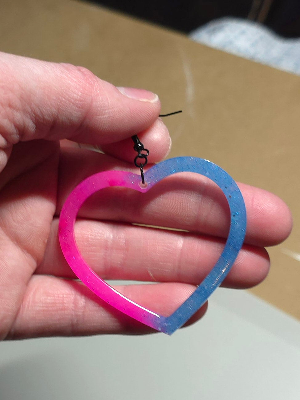 Bubble Gum Hoop Earrings