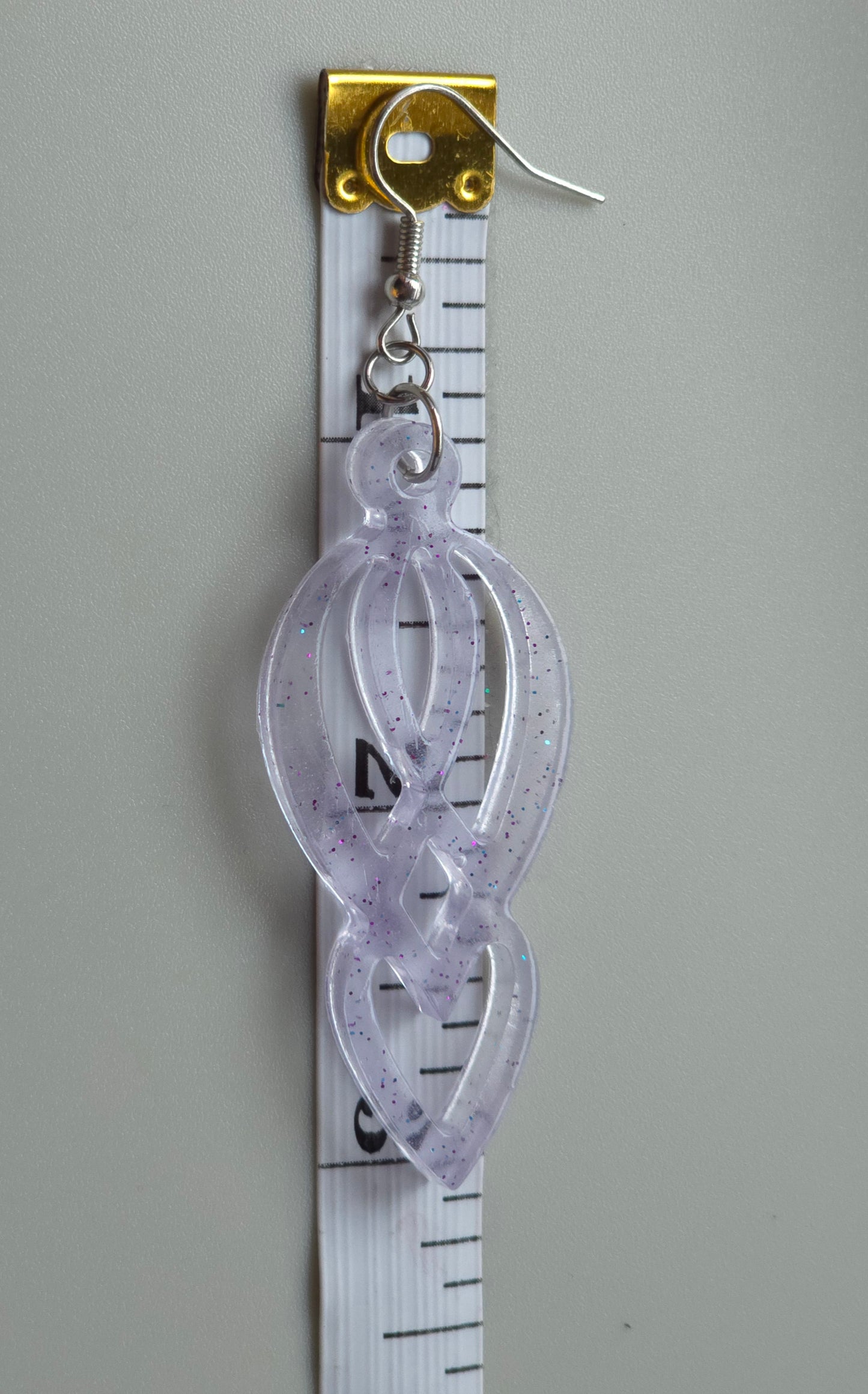 Glamorous Dangle Resin Earrings