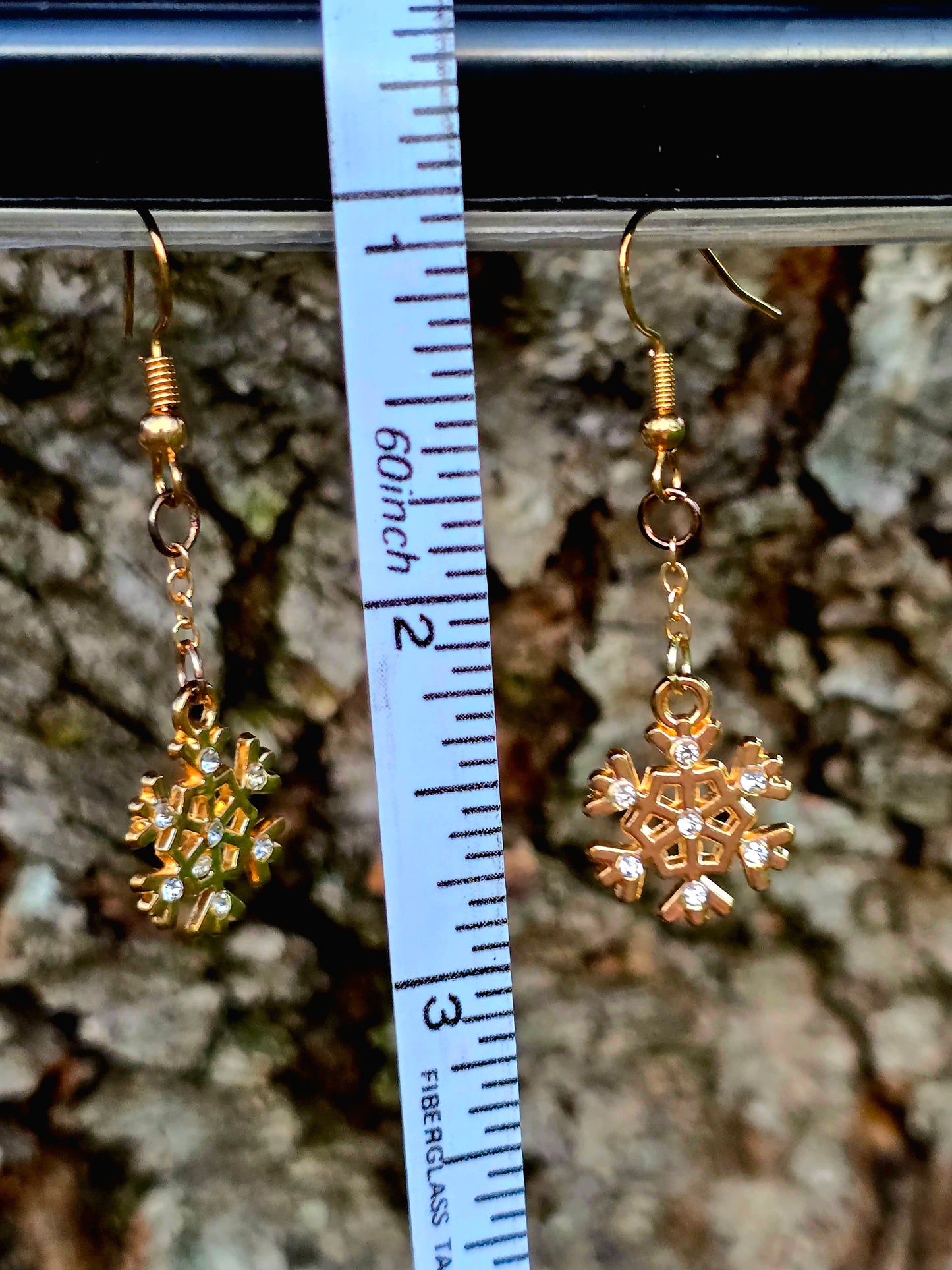 Snowflake Dangle Earrings