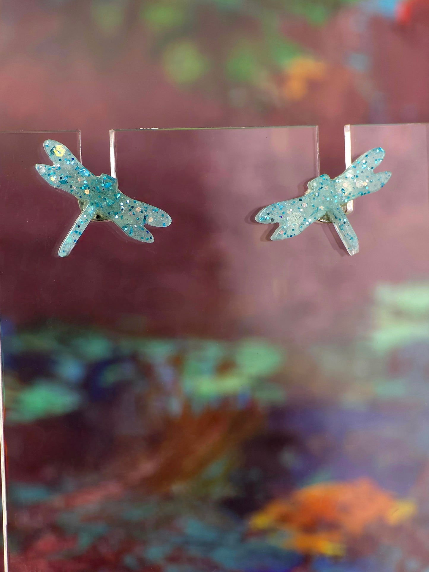 Dargonfly Flat Post Stud Earrings