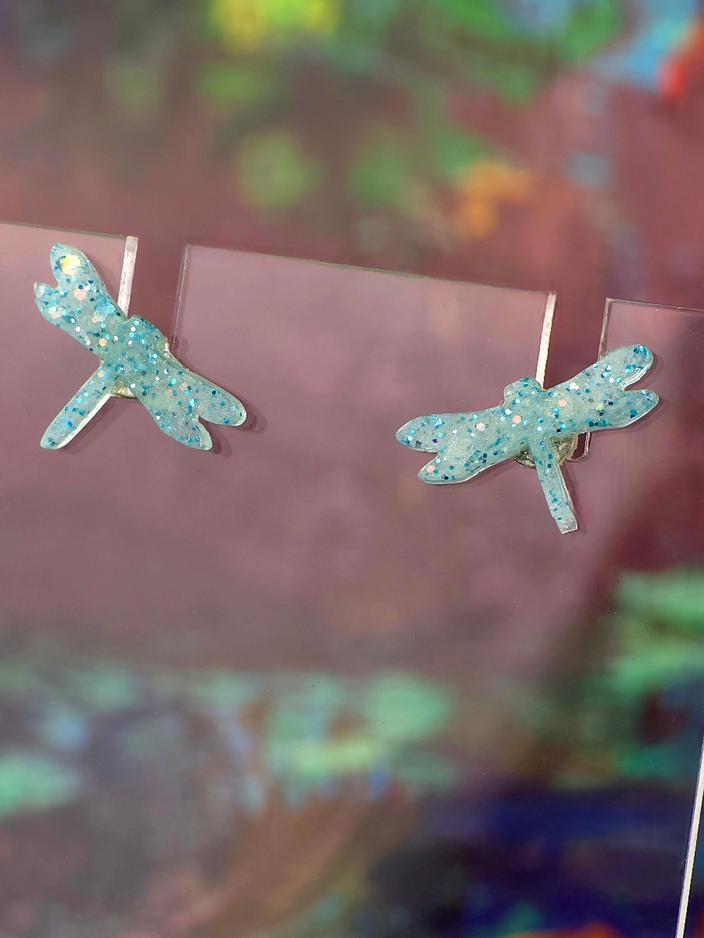 Dargonfly Flat Post Stud Earrings
