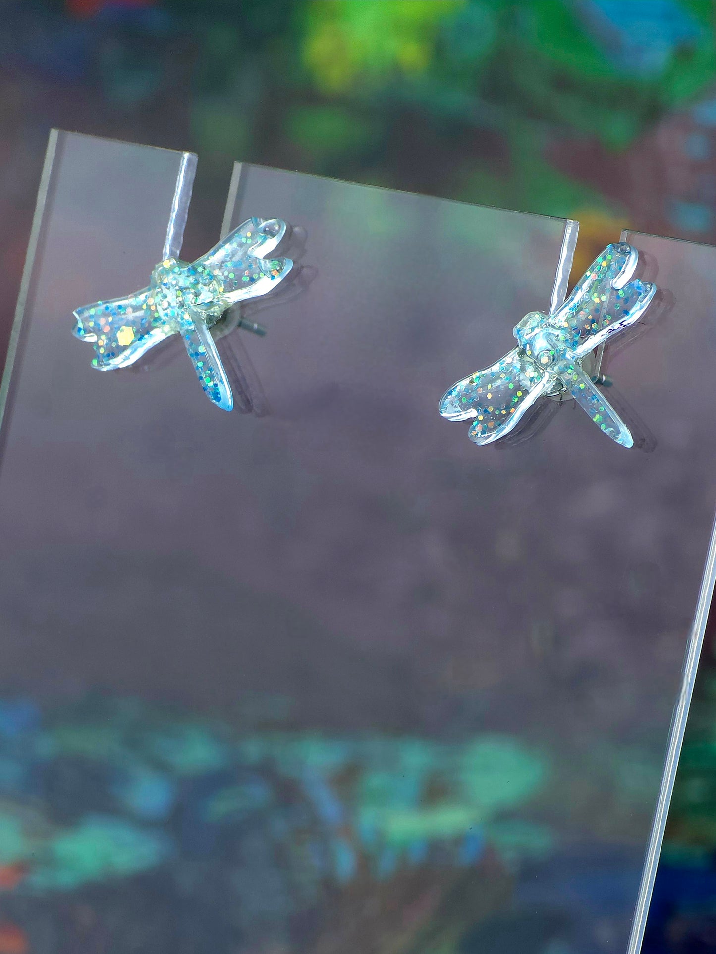 Dargonfly Flat Post Stud Earrings