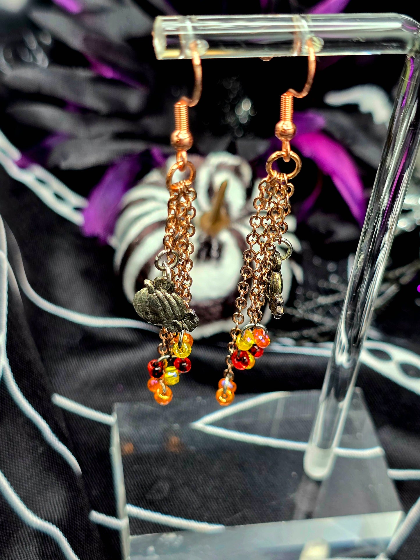 Fall Time Dangle Earrings