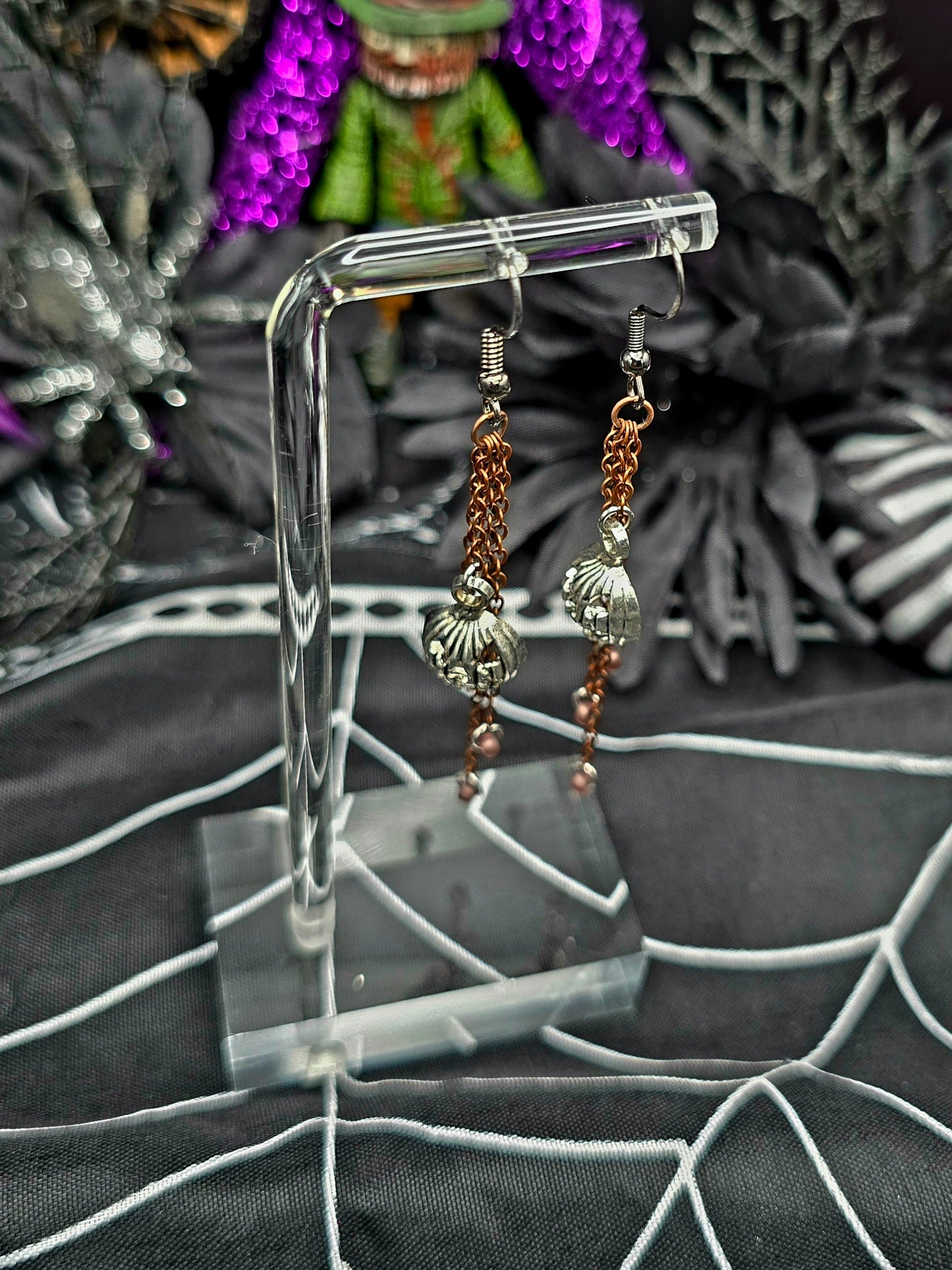 Pumpkin Dangle Earrings