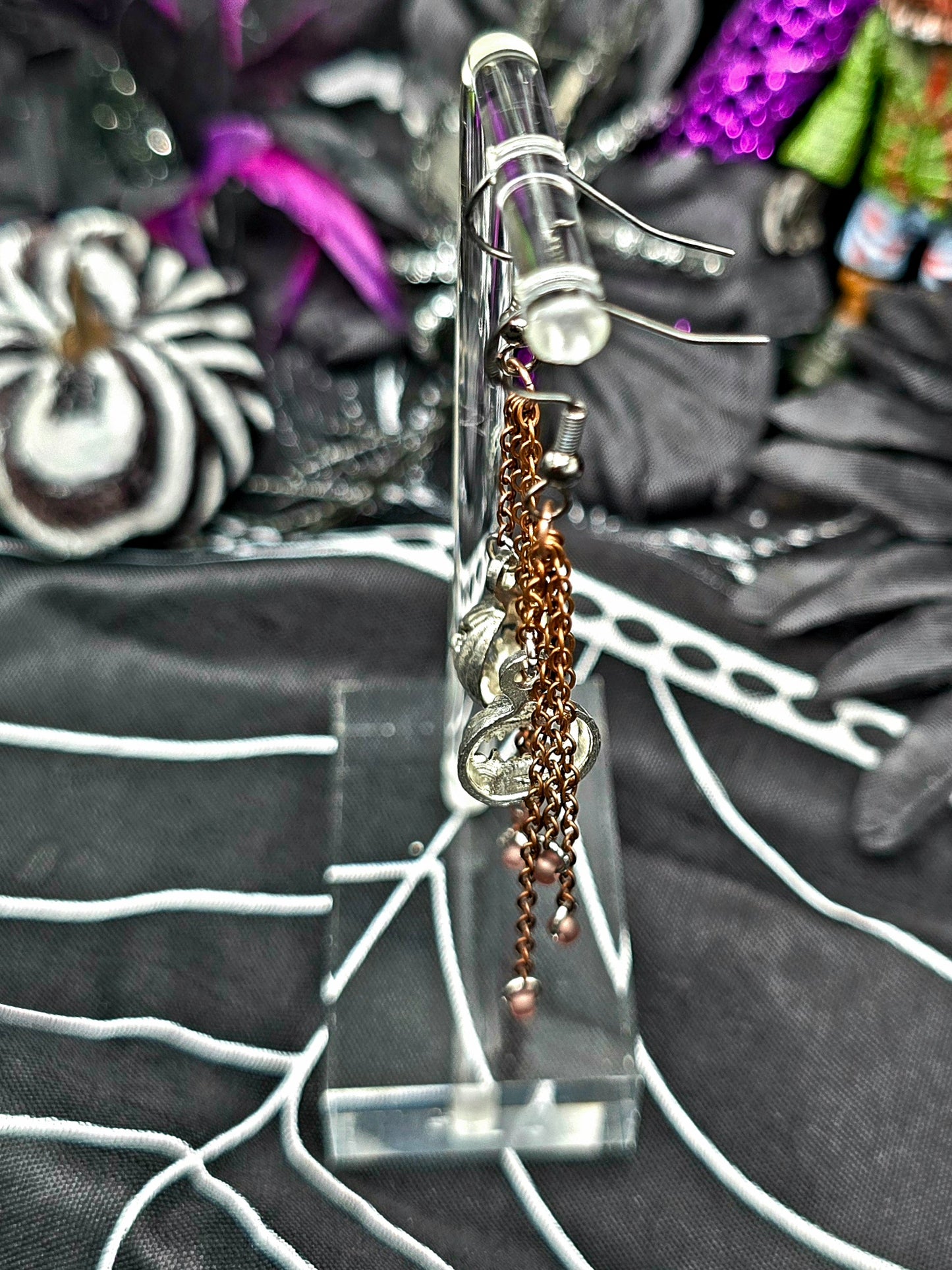 Pumpkin Dangle Earrings