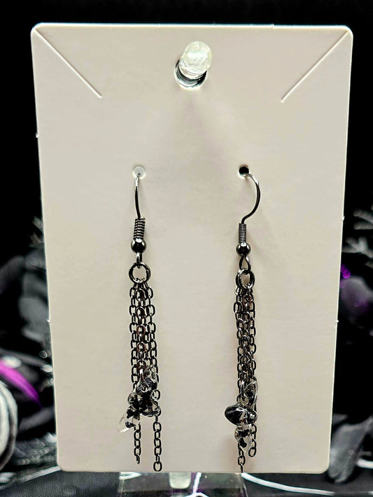 Chains & Moth Earrings