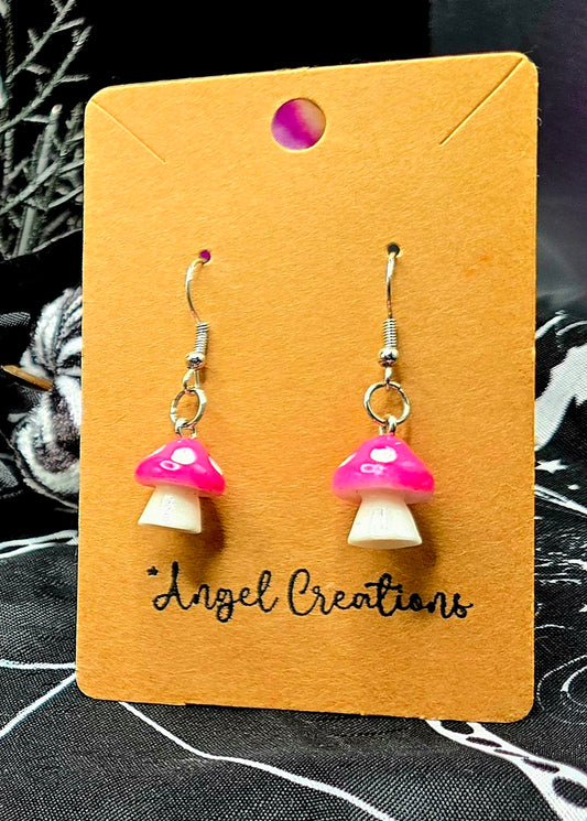 Mushroom Madness Dangle Earrings