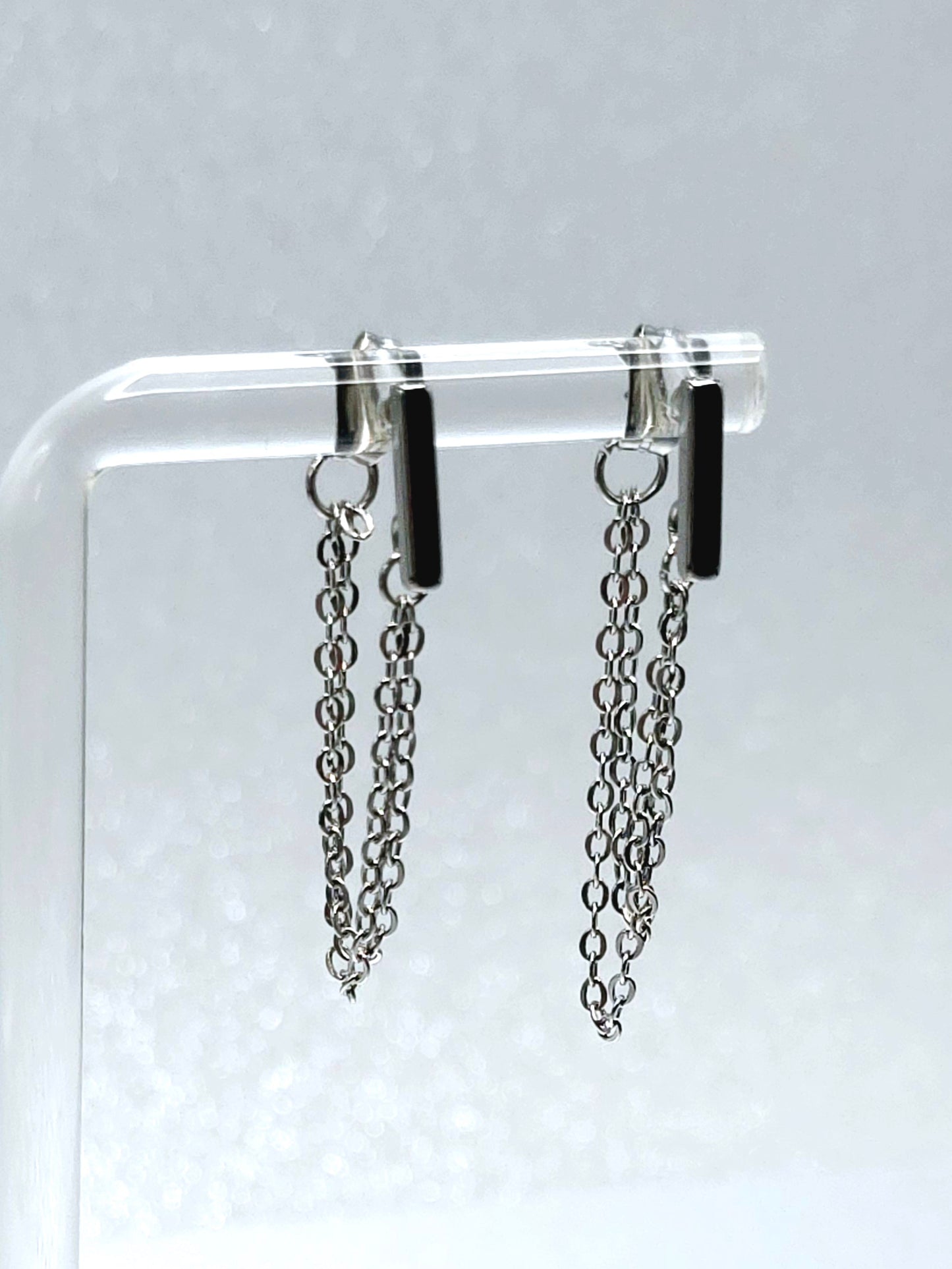 Chain Wrap Stud Earrings