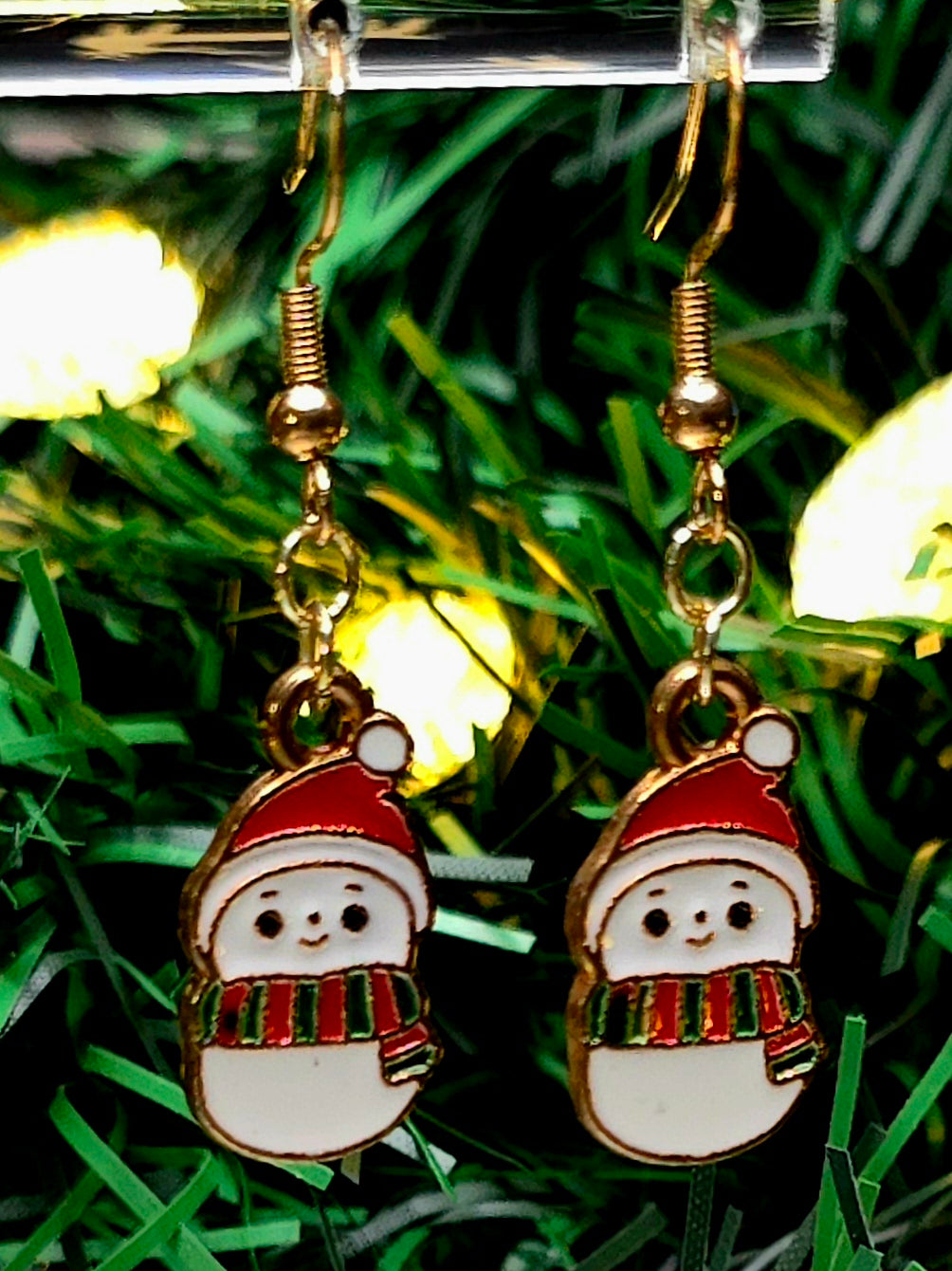 Cute Lil Snowmen Dangle Earrings