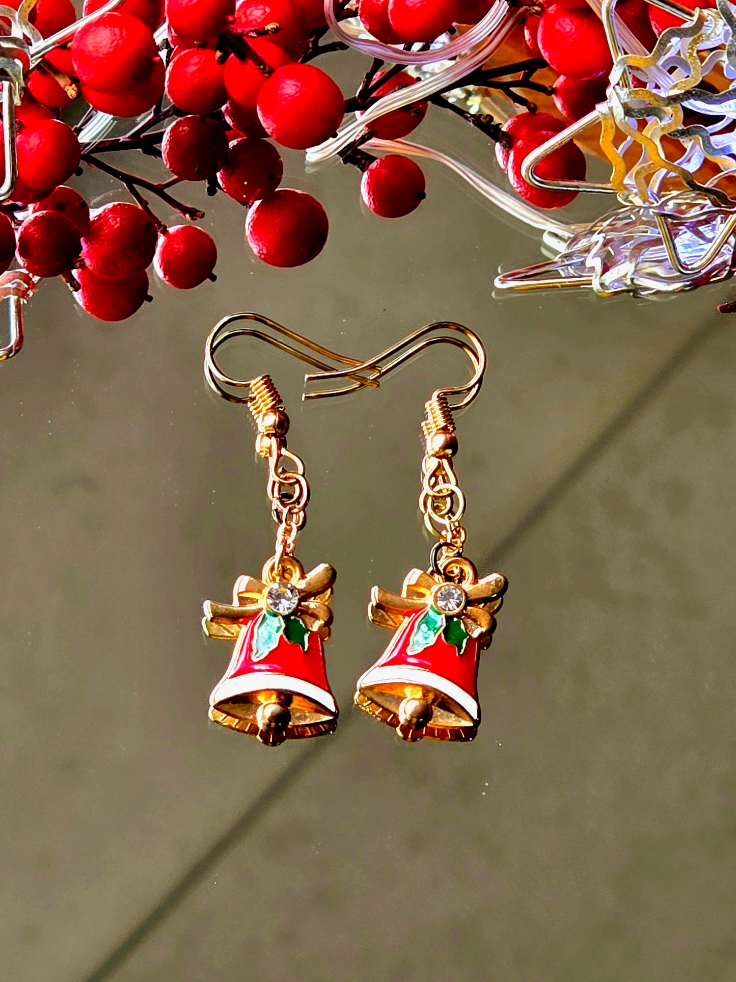 Christmas Bell Dangle Earrings