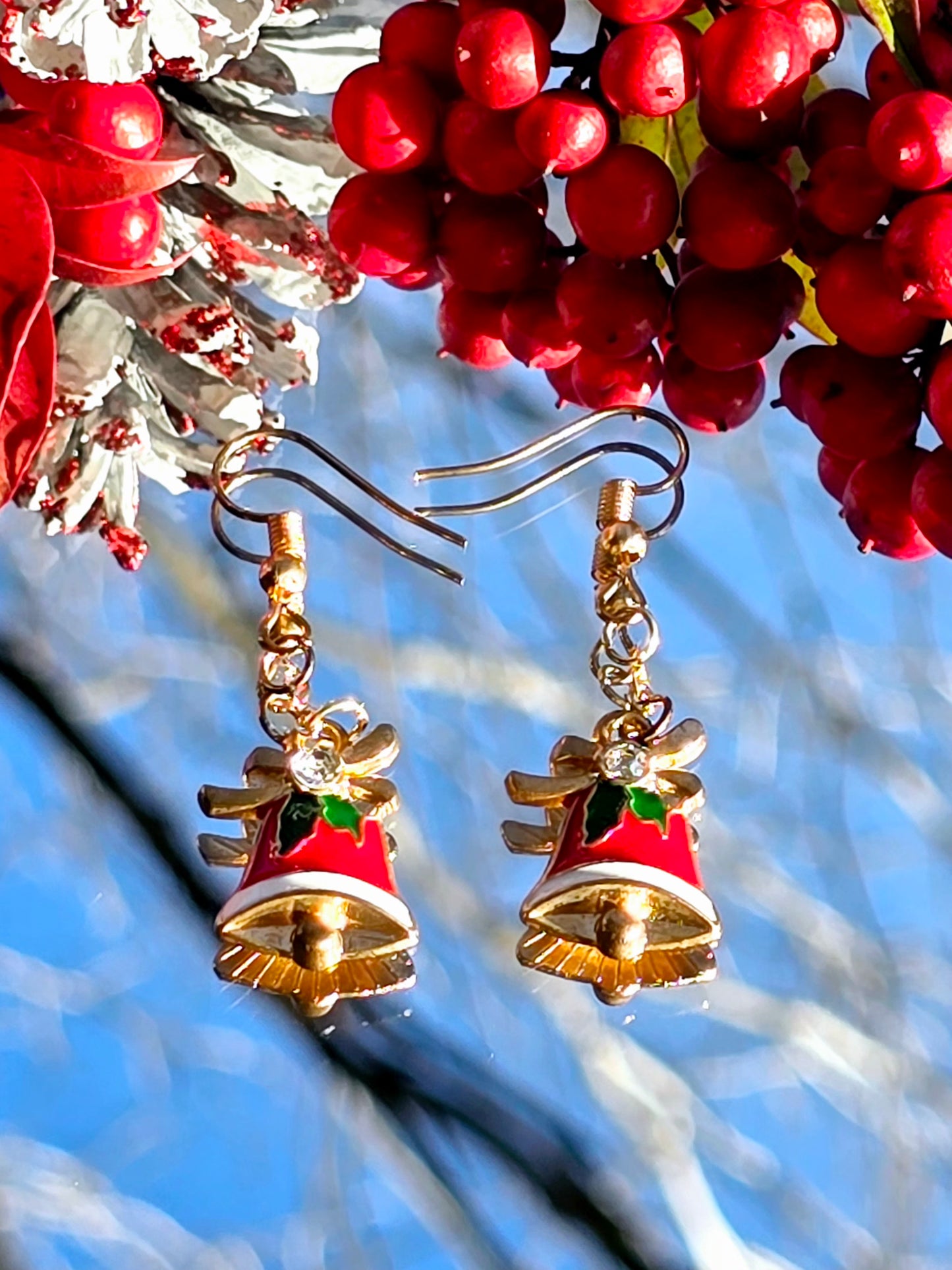 Christmas Bell Dangle Earrings